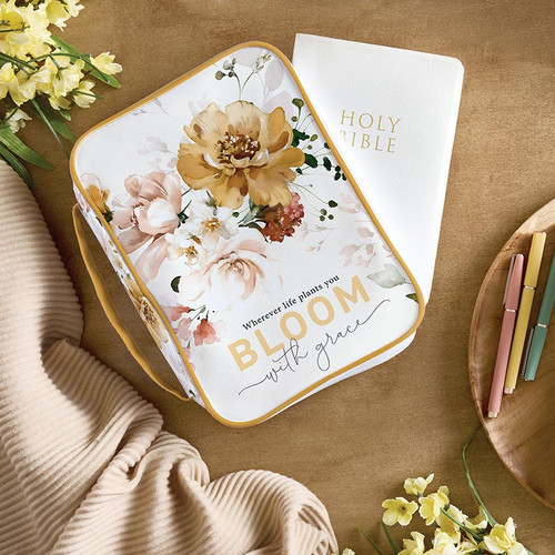 Bloom Collection Polyester Bible Cover