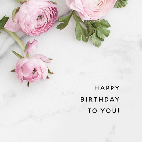 Greeting Card - Birthday - Happy Birthday