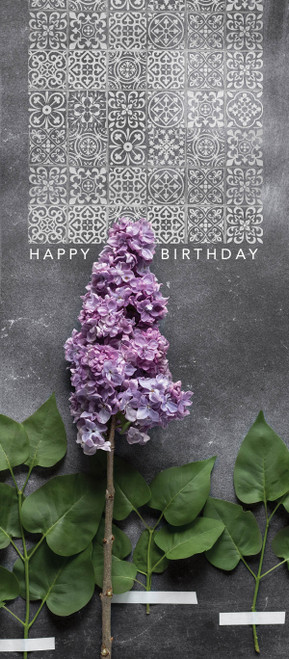 Greeting Card - Birthday - Lilac
