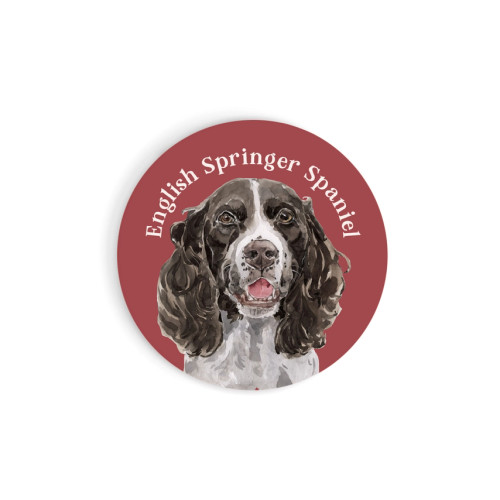 Ceramic Car Coaster - English Springer Spaniel