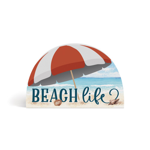 Shape Sign - Beach Life