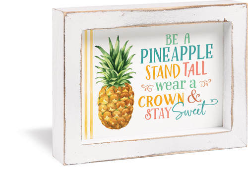 Framed Art - Be A Pineapple