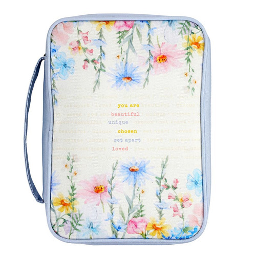 Worthy Wildflowers Bible Cover - You Are Beautiful
