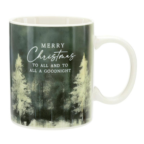 Evergreen Christmas Mug - Merry Christmas
