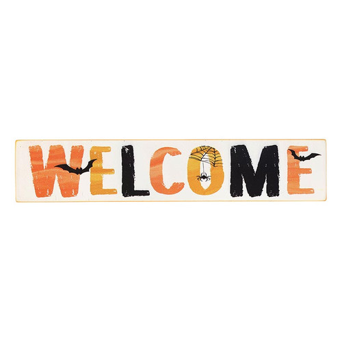 Trick Or Treat Stick Sign - Welcome
