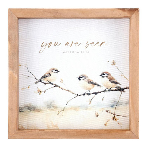 You Are Seen Framed Linen (Small) - You Are Seen
