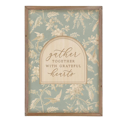 Where We Begin Layered Framed Sign - Gather Together