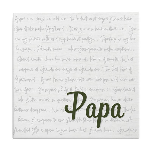 Papa Word Block