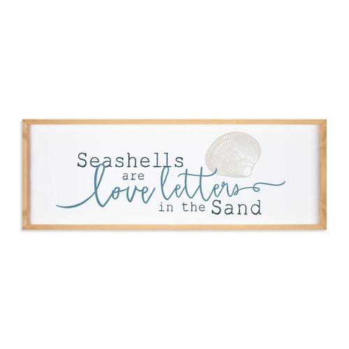 Framed Art - Seashells Love Letters