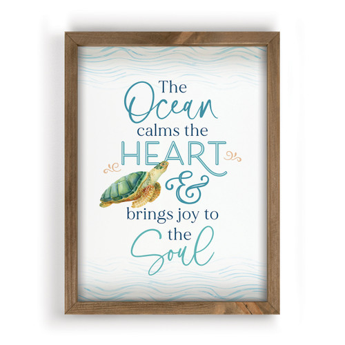 Framed Art - The Ocean Calms