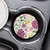 Car Coaster - Floral Pattern