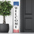 Porch Sign - American Flag Welcome