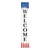 Porch Sign - American Flag Welcome