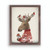 Christmas Critters Collection Framed Art - Moose