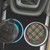 Ceramic Car Coaster - Green Plaid