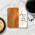 Wood Square Coaster Set - Faith - 4/pk