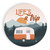Lake & Lodge Collection Car Coaster - Life's A Trip