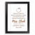 Black Framed Art - Lined Paper