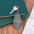 Vintage Keychain - Grey