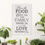Pallet Sign - Blessing Food Family Love