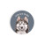 Ceramic Car Coaster - Siberian Husky