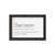 Framed Art - Sarcasm (noun)