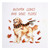 Autumn Leaves and Dogs Please Wood Block