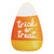 Trick Or Treat Shape Sign - Candy Corn