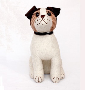 Jackson the Jack Russell doorstop by Dora Designs