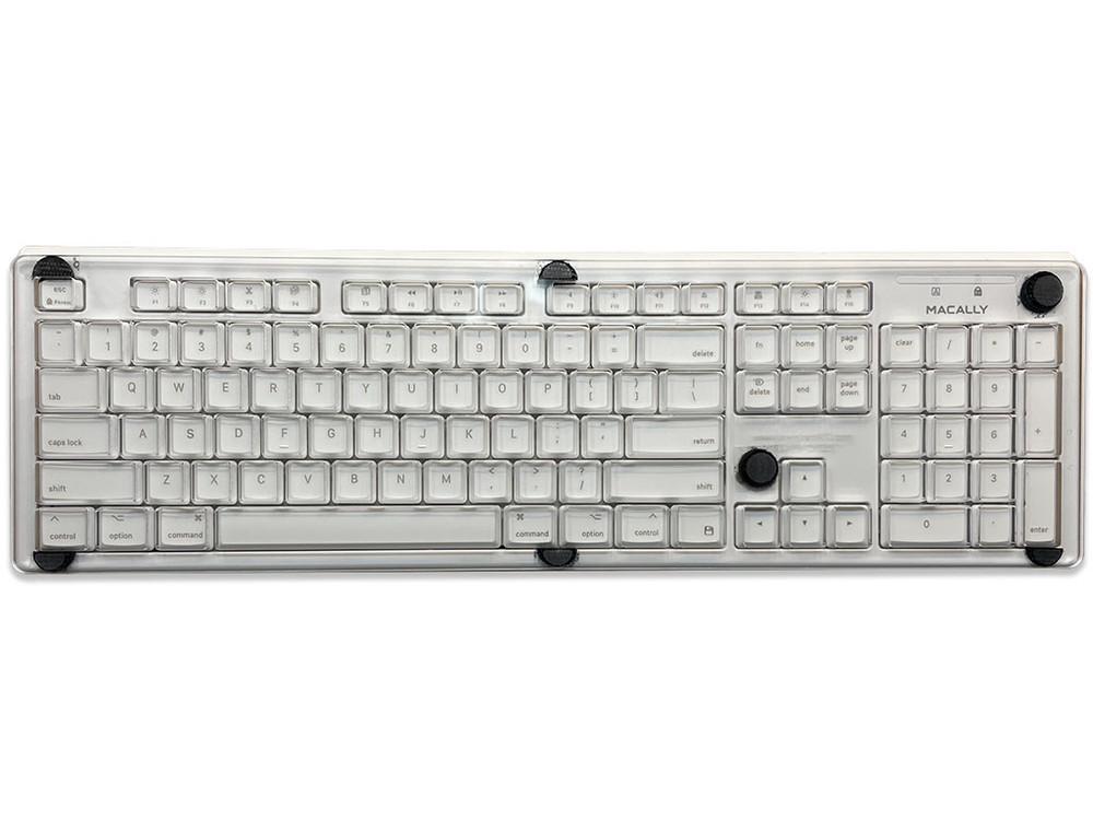 Keyguard on MACALLY QKEY keyboard