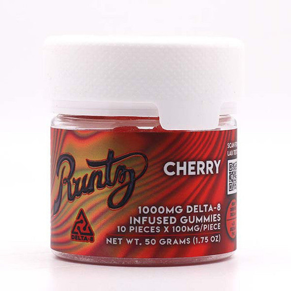 Runtz 1000MG Delta 8 Infused Gummies - Cherry 