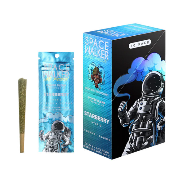 Space Walker Power Blend Pre Rolls - 2g - Strarberry 