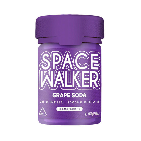 Space Walker Delta 8 Gummies 2000MG - Grape Soda 