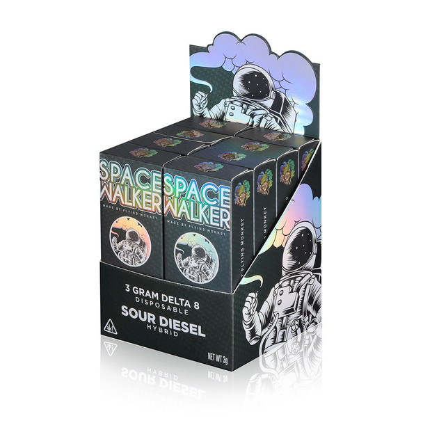 Flying Monkey Space Walker Delta-8 Disposable Vape 3G -  Sour Diesel 