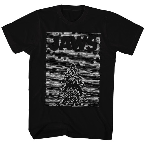 Jaws Jaw Division Black Adult T-Shirt