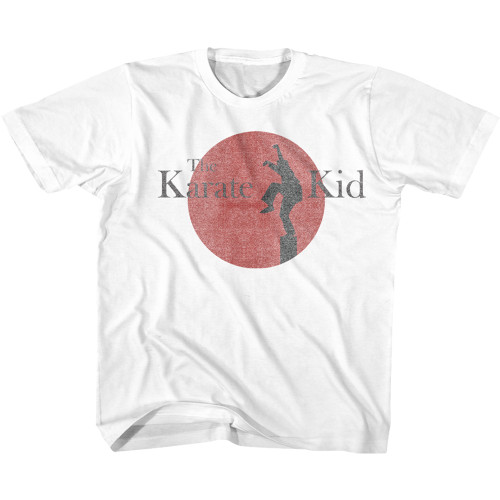 Karate Kid 80's Logo White Toddler T-Shirt