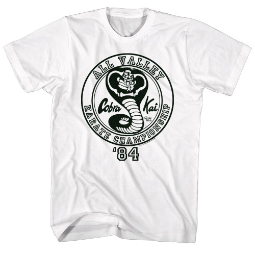 Karate Kid CK'84 White Adult T-Shirt