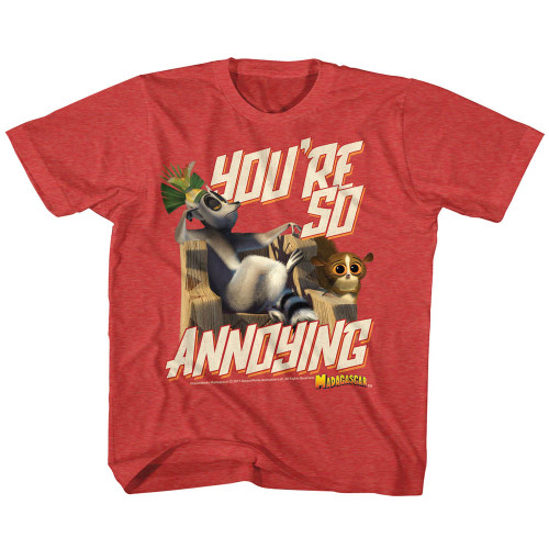 Madagascar Annoying Red Children's T-Shirt