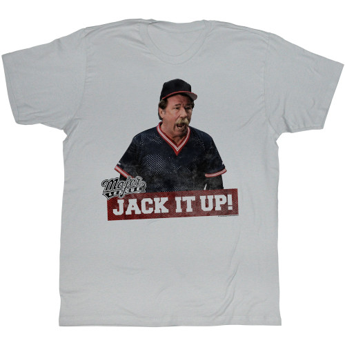 Major League Jack Silver Adult T-Shirt