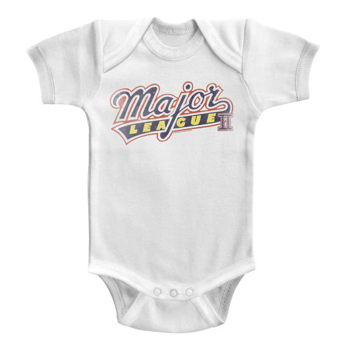 Major League Logo White Baby Onesie T-Shirt