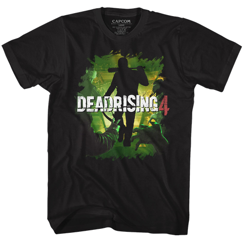 Dead Rising Dead 4 Black Adult T-Shirt