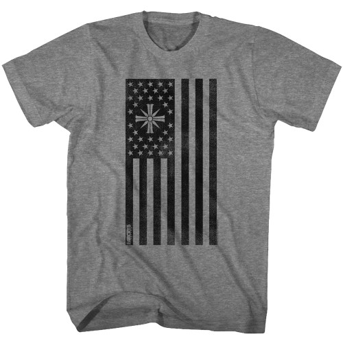 Far Cry FC5 Flag Graphite Heather Adult T-Shirt