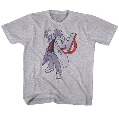Mega Man Dr. Willy Gray Heather Youth T-Shirt