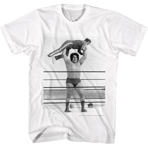 Andre The Giant Lightweight White Adult T-Shirt