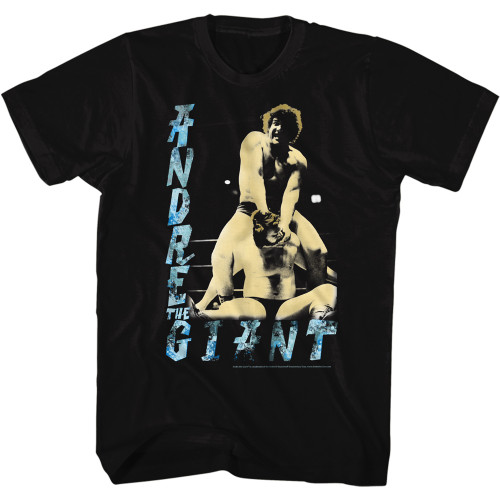 Andre The Giant 80's Dre Black Adult T-Shirt