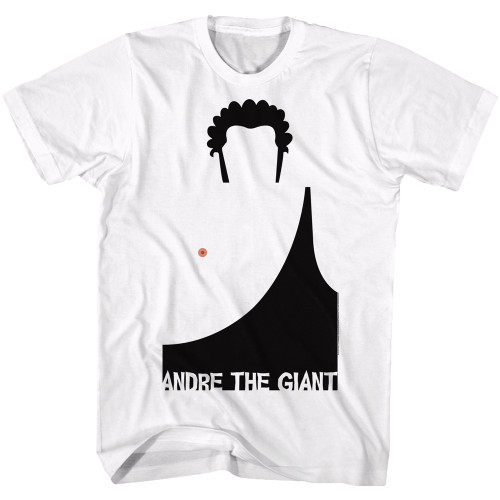 Andre The Giant Big Time White Adult T-Shirt