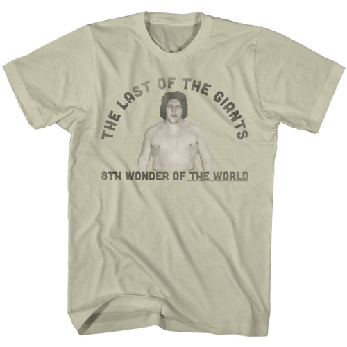 Andre The Giant Last One Natural Adult T-Shirt