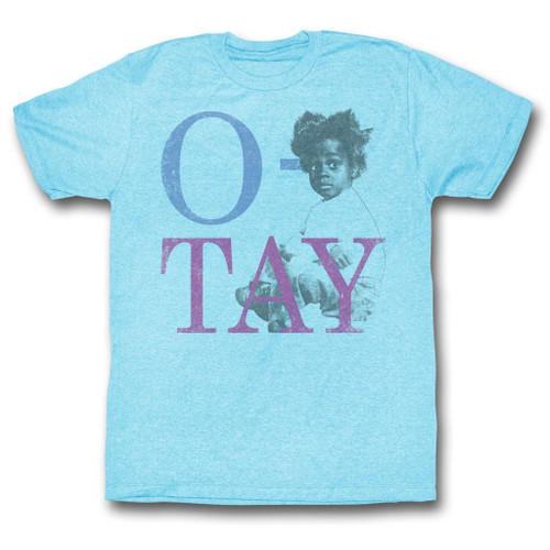 Buckwheat O-Tay Light Blue Heather Adult T-Shirt