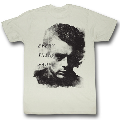 James Dean Everything Fades Natural Adult T-Shirt