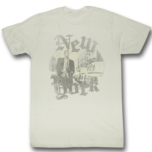 James Dean Faded Natural Adult T-Shirt
